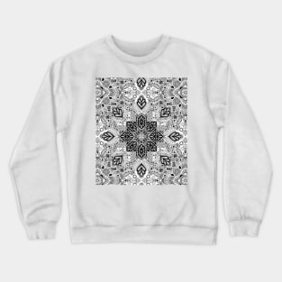 Gypsy Lace in Monochrome Crewneck Sweatshirt